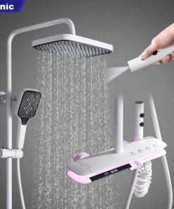 Bộ sen tắm cao cấp ENIC TY - MÀU TRẮNG