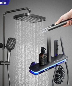 Bộ sen tắm cao cấp ENIC TY - MÀU XÁM