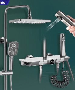 Bộ sen tắm cao cấp Enic TZ - MÀU XÁM