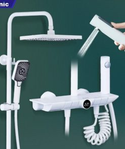 Bộ sen tắm cao cấp Enic TZ - MÀU TRẮNG