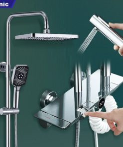 Bộ sen tắm cao cấp Enic TZ - MÀU INOX