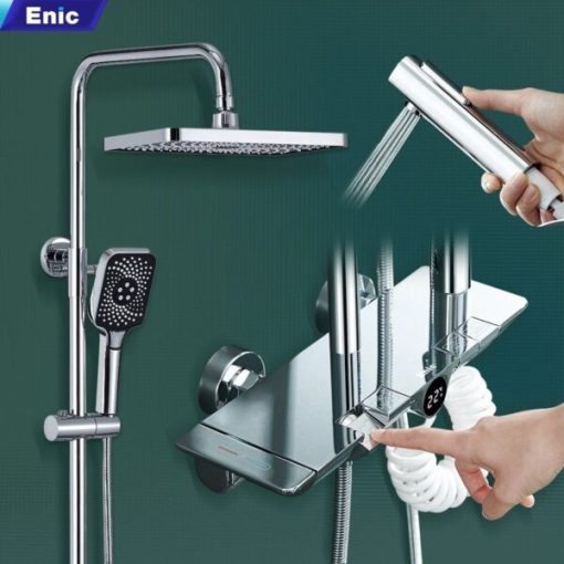 Bộ sen tắm cao cấp Enic TZ - MÀU INOX - 1