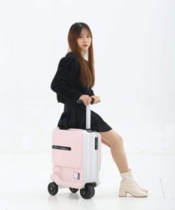 VALI ĐIỆN AIRWHEEL SE3 MINI T MÀU HỒNG - 118 VALI ĐIỆN AIRWHEEL SE3 MINI T MÀU HỒNG - 117