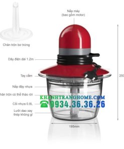 MÁY XAY THỊT MINI BOSCH MMR08R2 - 17
