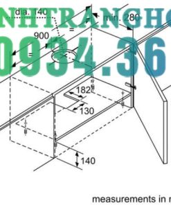 MÁY HÚT MÙI ÂM TỦ BOSCH DFT93AC50 SERIE 4 NGANG 90CM - 49 MÁY HÚT MÙI ÂM TỦ BOSCH DFT93AC50 SERIE 4 NGANG 90CM - 48
