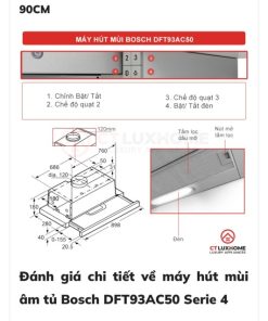 MÁY HÚT MÙI ÂM TỦ BOSCH DFT93AC50 SERIE 4 NGANG 90CM - 67 MÁY HÚT MÙI ÂM TỦ BOSCH DFT93AC50 SERIE 4 NGANG 90CM - 66