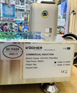 BẾP TỪ CÔNG NGHIỆP KOCHER CI-3500F - 73 BẾP TỪ CÔNG NGHIỆP KOCHER CI-3500F - 72