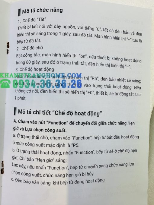 BẾP TỪ CÔNG NGHIỆP KOCHER CI-3500F - 51
