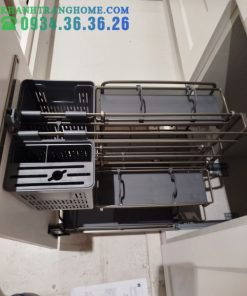 Rổ kéo để chai lọ OMERO MULTI Hafele 350mm 595.00.804 - 24 Rổ kéo để chai lọ OMERO MULTI Hafele 350mm 595.00.804 - 23