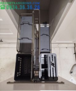 Rổ kéo để chai lọ OMERO MULTI Hafele 350mm 595.00.804 - 26 Rổ kéo để chai lọ OMERO MULTI Hafele 350mm 595.00.804 - 25