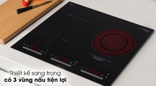BẾP TỪ HỒNG NGOẠI BA VÙNG NẤU LẮP ÂM JUNGER CEJ-300-IIF