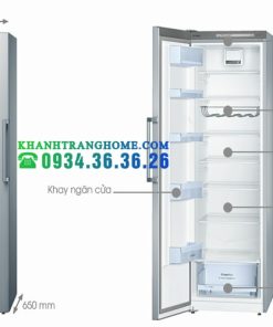 TỦ LẠNH 1 CÁNH MÀU INOX BOSCH KSV36VI30