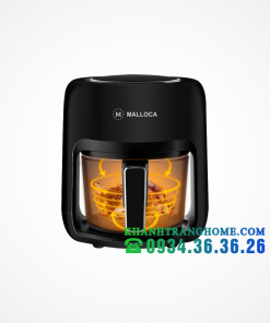 Nồi chiên không dầu thủy tinh MALLOCA MAF-25B - 5 NỒI CHIÊN KHÔNG DẦU THỦY TINH MALLOCA MAF-25B