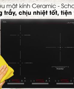 BẾP TỪ HỒNG NGOẠI BA VÙNG NẤU LẮP ÂM JUNGER CEJ-300-IIF