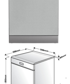 Máy rửa chén bát độc lập Beko BDFN26430XC - 30 Máy rửa chén bát độc lập Beko BDFN26430XC - 29