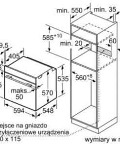 LÒ NƯỚNG ÂM TỦ BOSCH HBA534BS0A SERIE 4 71 LÍT - 12 LÒ NƯỚNG ÂM TỦ BOSCH HBA534BS0A SERIE 4 71 LÍT - 11