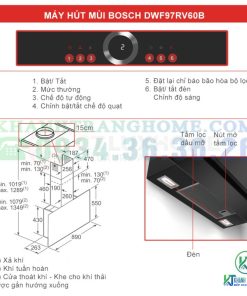 Máy hút mùi BOSCH HMH DWF97RV60B Serie 8 - 74 Máy hút mùi BOSCH HMH DWF97RV60B Serie 8 - 73