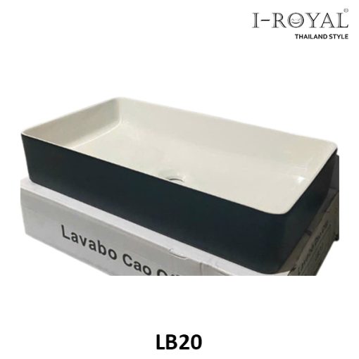 CHẬU LAVABO CHỮ NHẬT I-ROYAL LB20 - 1