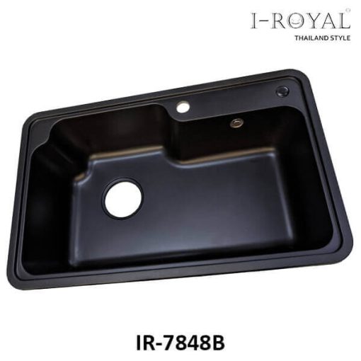 CHẬU RỬA CHÉN I-ROYAL 7848 1 HỘC ĐÁ NHÂN TẠO NHẬU KHẨU IR-7848B - 1