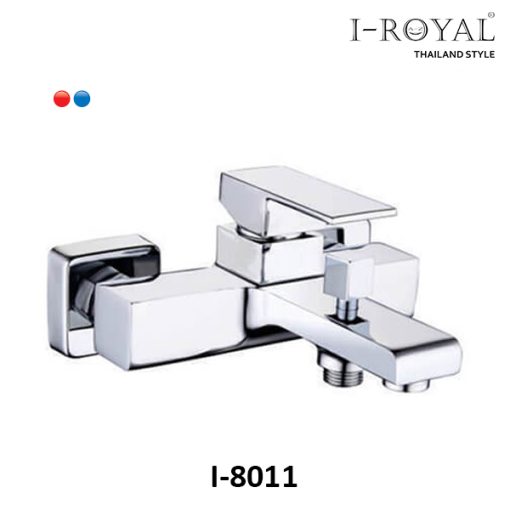 SEN TẮM CẦM TAY NÓNG LẠNH ĐỒNG THAU MẠ CROM I-ROYAL I-8011 - 1