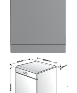 Máy rửa chén bát độc lập Beko DVN06431S - 36 Máy rửa chén bát độc lập Beko DVN06431S - 35