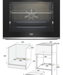 Lò nướng âm tủ Beko BBIS13400XMSE - 21