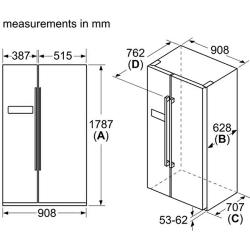 TỦ LẠNH SIDE BY SIDE BOSCH TGB KAN93VIFPG - DUNG TÍCH NỔI BẬT, TIẾT KIỆM ĐIỆN NĂNG SERI 4 - 11