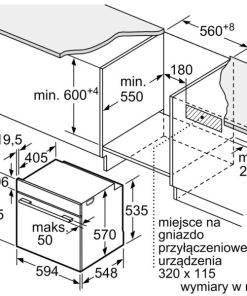 LÒ NƯỚNG ÂM TỦ BOSCH HMH HBA534EB0K SERIES 4 - 18 LÒ NƯỚNG ÂM TỦ BOSCH HMH HBA534EB0K SERIES 4 - 17