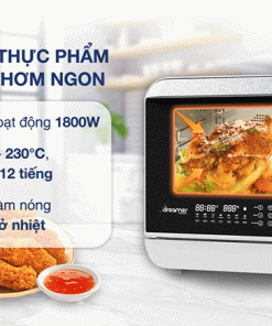 LÒ CHIÊN KHÔNG DẦU HƠI NƯỚC 18 LÍT DREAMER DKA SAF118W - 21
