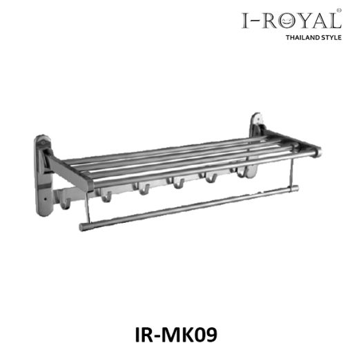 MÁNG KHĂN TẦNG XẾP INOX 304 BÓNG I-ROYAL IR-MK09 - 1