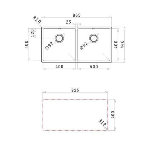 Chậu rửa bát inox BOSCH ASTRIS 2B - 3