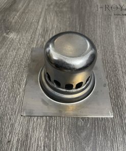 PHỄU THOÁT SÀN PHI 90 CHỐNG HÔI INOX 304 12*12 - 5
