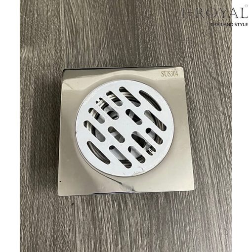 PHỄU THOÁT SÀN PHI 90 CHỐNG HÔI INOX 304 12*12 - 1