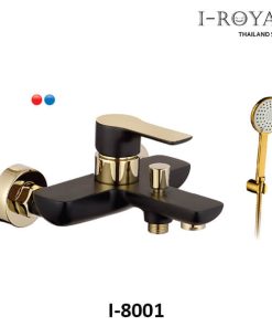 SEN TẮM CẦM TAY ĐỒNG MẠ TĨNH ĐIỆN ĐEN I-ROYAL I-8001