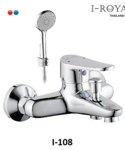 SEN TẮM CẦM TAY NÓNG LẠNH ĐỒNG THAU MẠ CROME I-ROYAL I-108