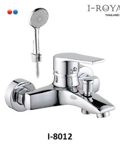 SEN TẮM CẦM TAY NÓNG LẠNH ĐỒNG THAU MẠ CROME I-ROYAL I-8012
