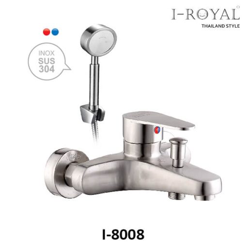 SEN TẮM CẦM TAY NÓNG LẠNH INOX 304 I-ROYAL I-8008 - 1