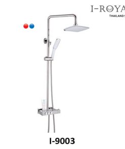SEN TẮM ĐỨNG CHỈNH NHIỆT ĐỘ ĐỒNG THAU MẠ CROME I-ROYAL I-9003