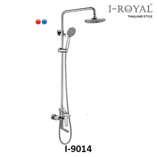 SEN TẮM ĐỨNG NÓNG LẠNH ĐỒNG THAU MẠ CROME I-ROYAL I-9014 - 1