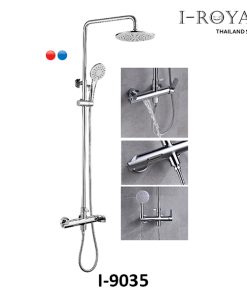 SEN TẮM ĐỨNG NÓNG LẠNH ĐỒNG THAU MẠ CROME I-ROYAL I-9035
