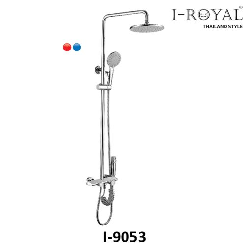 SEN TẮM ĐỨNG NÓNG LẠNH ĐỒNG THAU MẠ CROME I-ROYAL I-9053 - 1