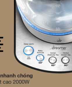 BÌNH ĐUN SIÊU TỐC THÔNG MINH DREAMER DK S17 - 20 BÌNH ĐUN SIÊU TỐC THÔNG MINH DREAMER DK S17 - 19