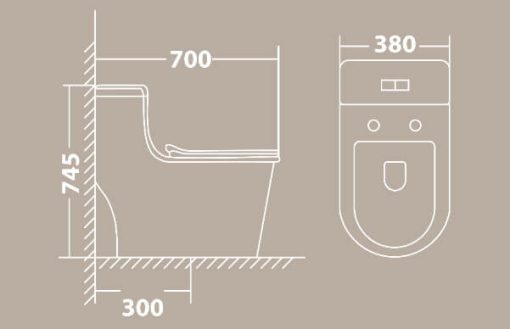 BỒN CẦU LIỀN KHỐI I-ROYAL 905 - 3
