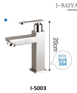 VÒI LAVABO LẠNH INOX 304 I-ROYAL I-5003