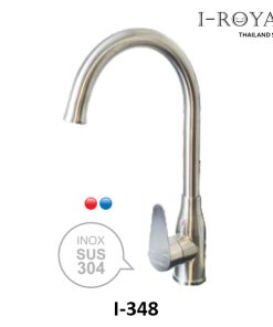 VÒI RỬA CHÉN BÁT NÓNG LẠNH INOX 304 I-ROYAL I-348