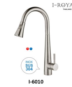 VÒI RỬA CHÉN NÓNG LẠNH DÂY RÚT INOX 304 I-ROYAL I-6010