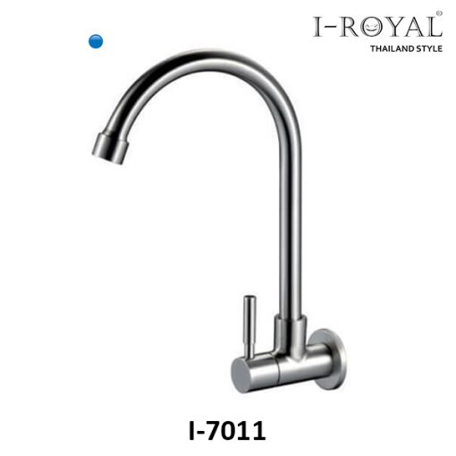 VÒI RỬA CHÉN LẠNH ÂM TƯỜNG INOX 304 I-ROYAL I-7011 - 1