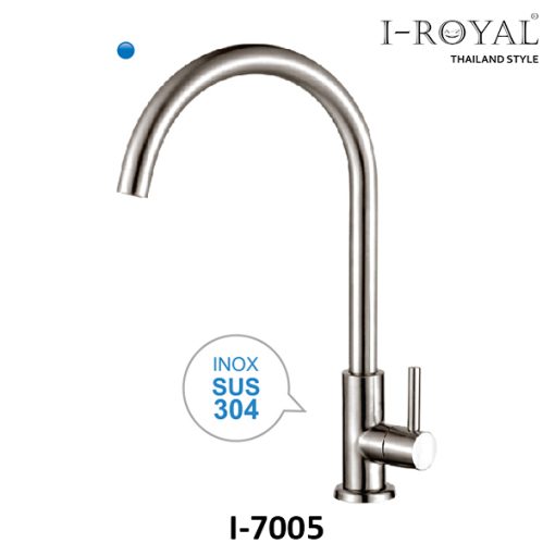 VÒI RỬA CHÉN LẠNH INOX 304 I-ROYAL I-7005 - 1