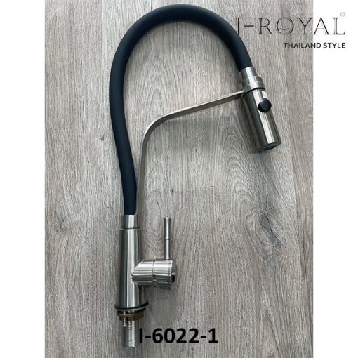 VÒI RỬA CHÉN NÓNG LẠNH INOX 304 THÂN MỀM I-ROYAL I-6022-1 - 1
