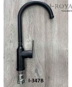 VÒI RỬA CHÉN NÓNG LẠNH SƠN TĨNH ĐIỆN ĐEN I-ROYAL I-347B
